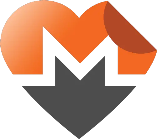 Monero Promotional Graphics Badges And Stickers For 96 96 Px Png Heart Sticker Png
