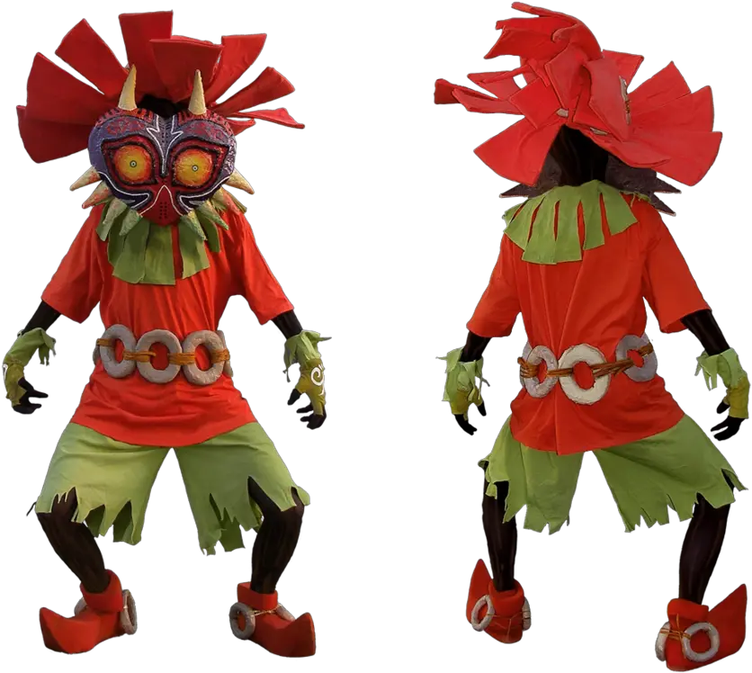 Better View Of My Skull Kid Cosplay Clip Art Png Skull Kid Png