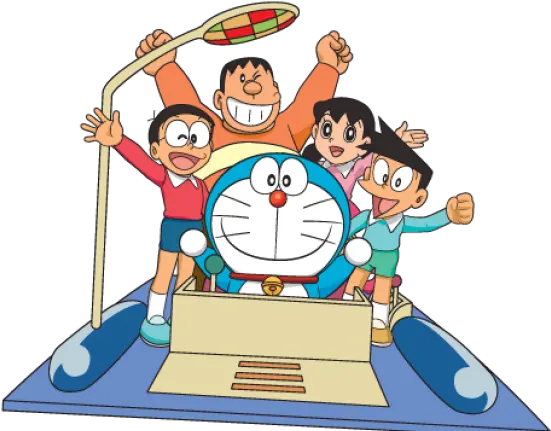 Doraemon Clipart Friend Doraemon And Friends Png Time Machine Png