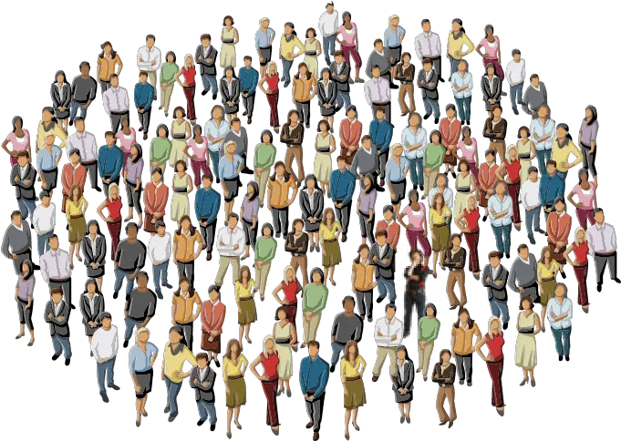 Spcp47 Sociable People Clipart Png Big Pictures Hd Crowd Crowd Of People Png