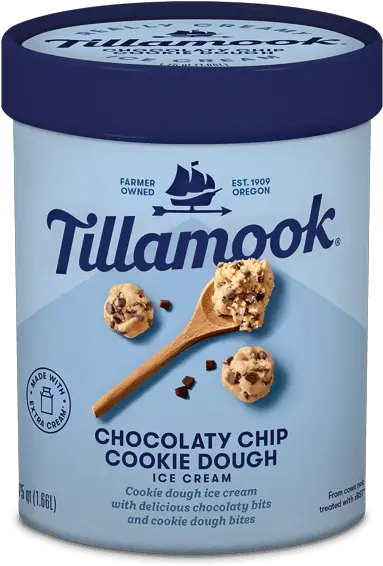Chocolaty Chip Cookie Dough Ice Cream Tillamook Tillamook Chocolate Chip Cookie Dough Ice Cream Png Cookie Transparent