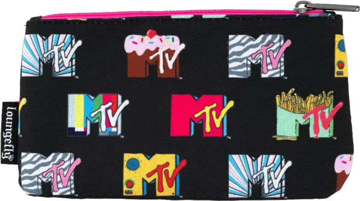 Mtv Logo 8u201d Pencil Case Mtv Png Mtv Logo Font