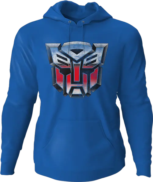 Autobots Logo Transformers Pullover 80s Cartoons Autobotsmens Royal Blue Custom Graphic Design Shirt Autobot Png Transformers Logo Image