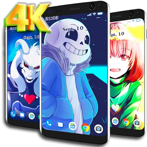 Undertale Wallpaper U0026 Sans Frisk Background Hd4k Apk Update Cartoon Png Sans Transparent Background