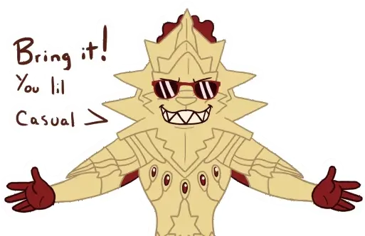 Telegram Sticker 13 From Collection Dark Souls Cartoon Png Dark Souls Transparent