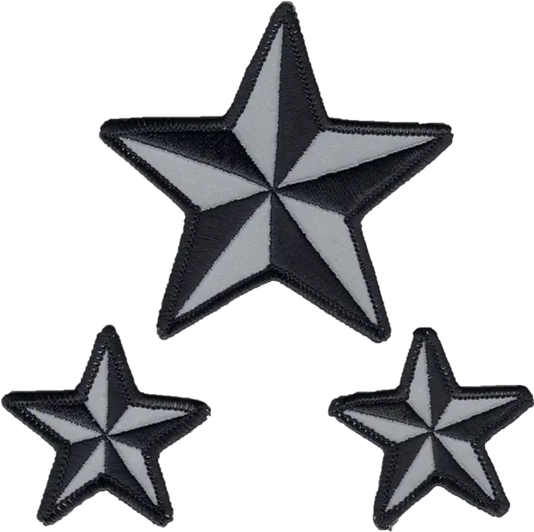 Reflective Embroidered Patch Humble Isd Png Nautical Star Png