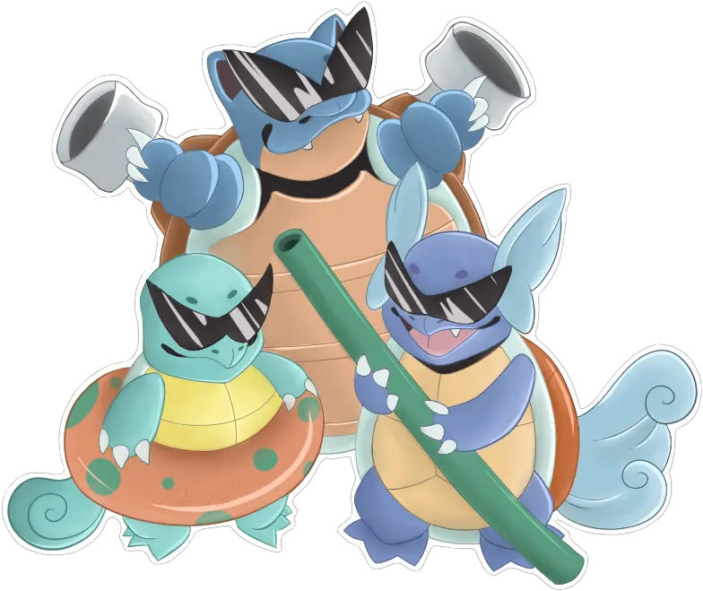 Squirtle Evo Colored U2014 Weasyl Fictional Character Png Squirtle Transparent