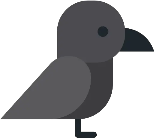 Crow Png Icon Horror Cartoon Bird Crow Png