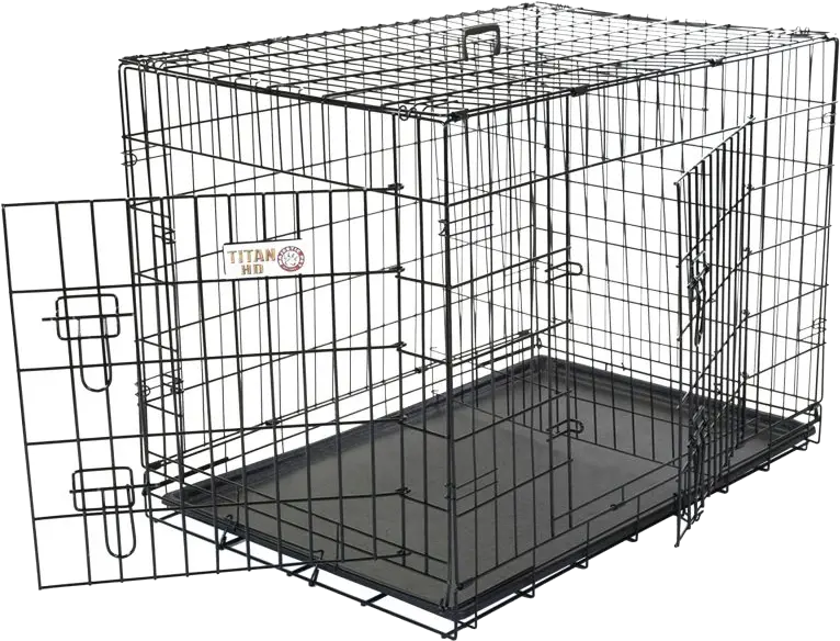 Download Dog Cage Png Image With No Medium Dog Crate Size Cage Transparent Background