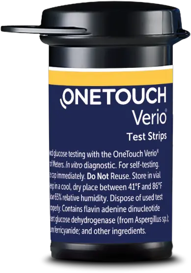 Onetouch Verio Blood Glucose Test Strips One Touch Verio Test Strips Png Test Kit Icon