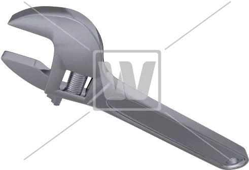 Download Hd Stainless Wrench Adjustable Spanner Png Wrench Transparent Background