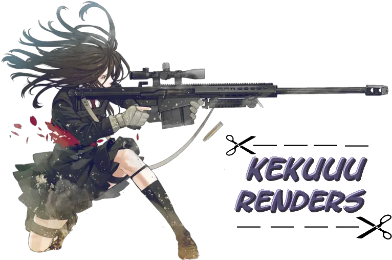 Gun Girl Anime Anime Girl With Weapons Png Guns Png