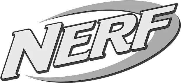 Wetpaint Nerf Logo Black And White Png Nerf Logo