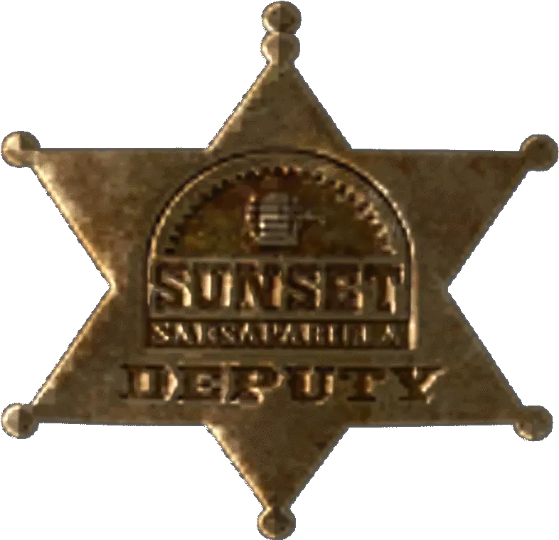 Sunset Sarsaparilla Deputy Badge Sunset Sarsaparilla Png Fallout New Vegas Logo Png