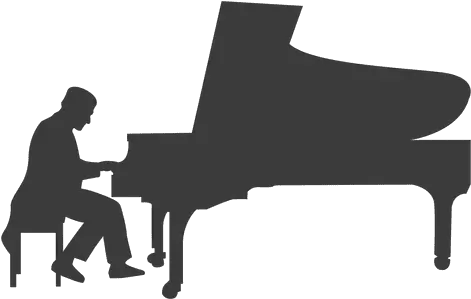 Transparent Png Svg Vector File Pianist Silhouette Png Piano Transparent