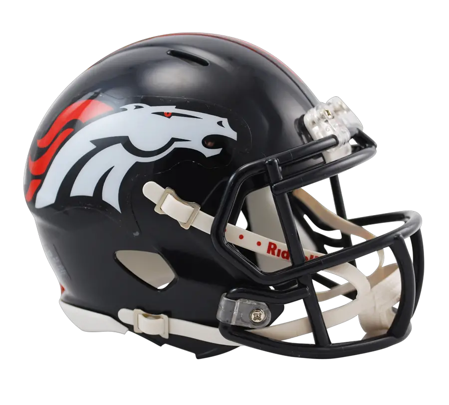 Denver Broncos Replica Mini Speed Helmet Nfl Football Helmet Png Broncos Png