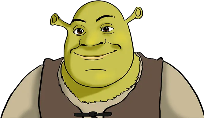 How To Draw Shrek Really Easy Drawing Tutorial Draw Shrek Step By Step Png Shrek Head Png