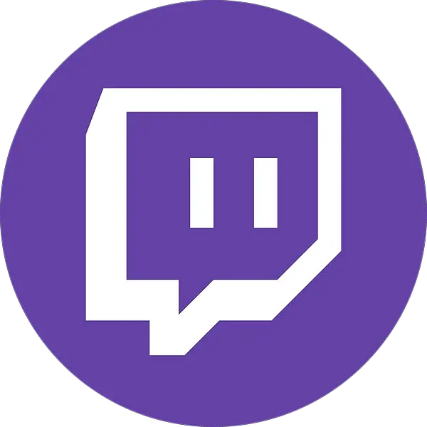 Circle Gaming Round Icon Twitch Circle Twitch Logo Png Circle With Line Through It Png