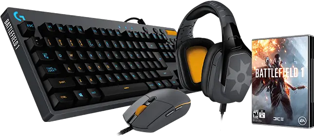 Win Logitech Gaming Keyboard Mouse Logitech G810 And G502 Png Battlefield 1 Transparent