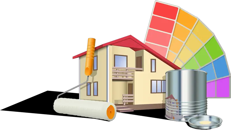 House Painting Tools Transparent Home Paint Logo Png Painting Png