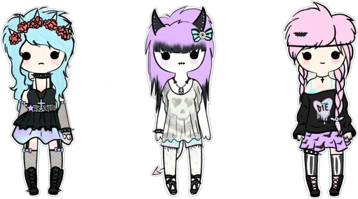 Png Pastel Goth 6 Image Drawing Pastel Goth Png