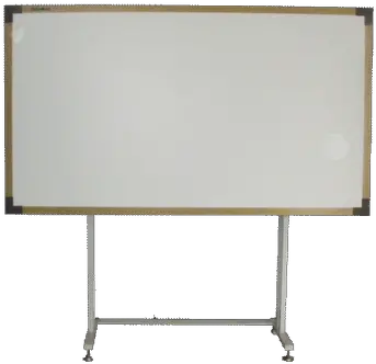 Golden Frame With Mobile Floor Stand Whiteboard Frame With Stand Png Stand Png