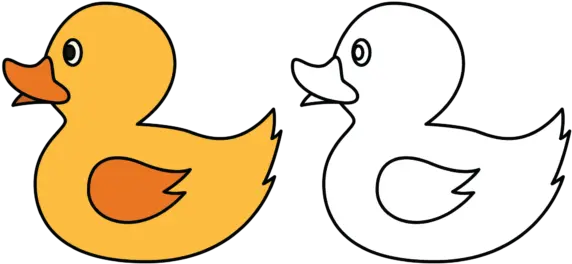 Coloring Duck For Kids Graphic By Studioisamu Creative Fabrica Png Rubber Ducky Icon