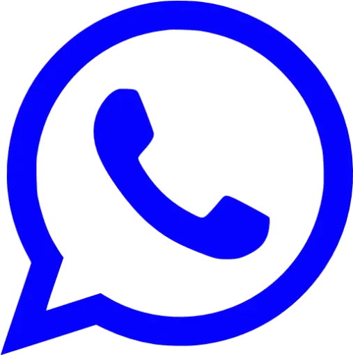 Blue Whatsapp Icon Whatsapp Logo Blue Colour Png Whatsapp Blue Icon Free Download