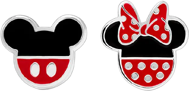 Golder Jewelry Shop Mickey And Minnie Mouse Earrings Png Mickeymouse Icon