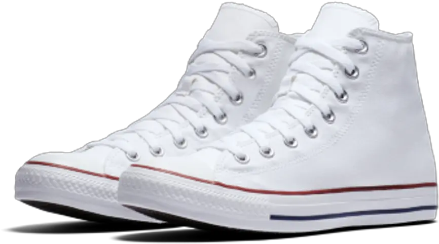 White Converse Shoes Sneakers High Top Converse Png Converse Png