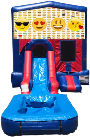 Jumping Joeu0027s Inflatables Bounce House Rentals And Slides Fortnite Bounce House With Water Slide Png House Emoji Png