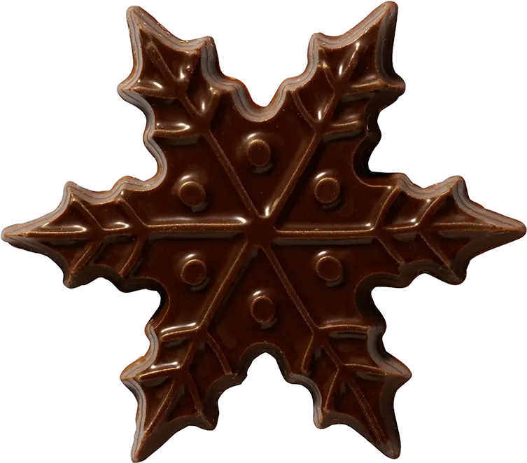 Dark Chocolate Snowflake 6cm Mona Lisa Season Logos Png Snowflakes Transparent