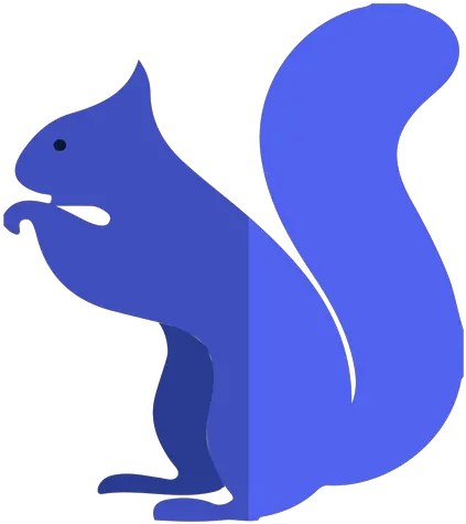 Blue Squirrel Flat Transparent Png U0026 Svg Vector File Fox Squirrel Squirrel Png