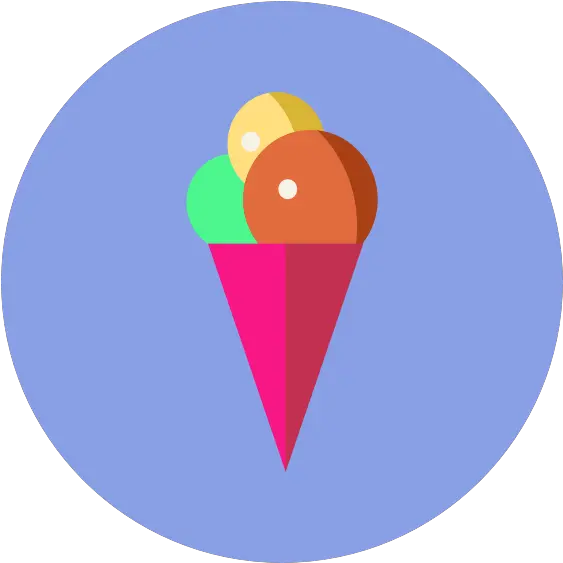 Affinity Designer Designing A Flat Ice Cream Icon Circular Ice Cream Image Png Ice Cream Transparent Background