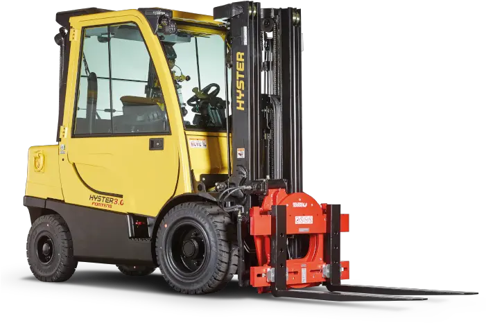 Hd Forklift Png Transparent Image Hyster H60ft Fork Rotator Forklift Png