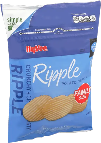 Hy Vee Ripple Potato Chip Family Size Hyvee Aisles Online Potato Chip Png Potato Chips Png
