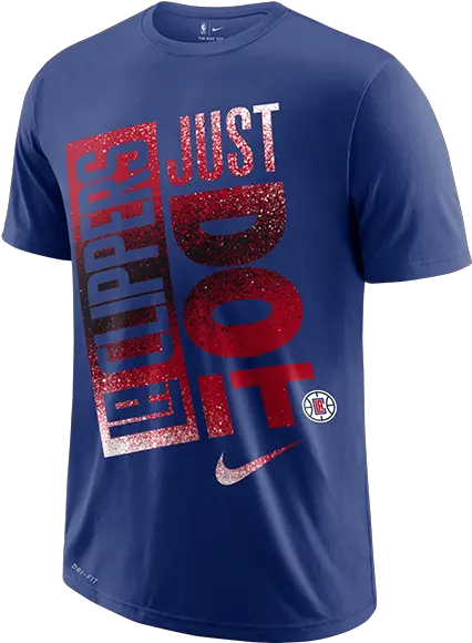 La Clippers Just Do It Mezzo T Shirt Short Sleeve Png Just Do It Png