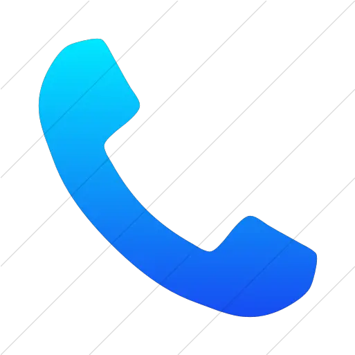 Simple Ios Blue Gradient Bootstrap Font Blue Phone Icon Gradient Png Font Awesome Phone Icon