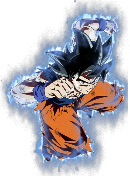 Dokkan Assets But Merry Wavesquad Ultra Instinct Sign Goku Pose Png Goku Ultra Instinct Png