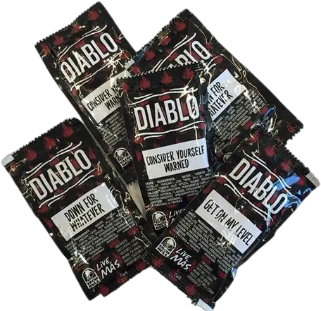 Taco Bell Diablo Sauce Blank Template Imgflip Png Taco Bell Icon