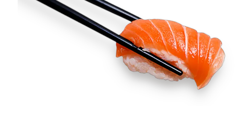 Salmon Chopsticks Png Transparent Png Transparent Background Sushi Png Sushi Transparent