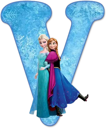 Download Hd Alfabeto De Ana Elsa Y Olaf Frozen Frozen Png Frozen Transparent