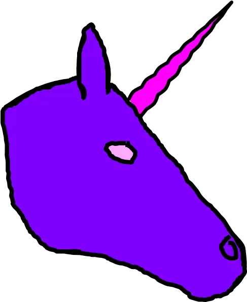 Purple Unicorn Head Art Full Size Png Download Seekpng Clip Art Unicorn Head Png