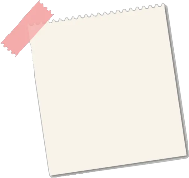 Note Paper Sticker Horizontal Png Note Paper Png