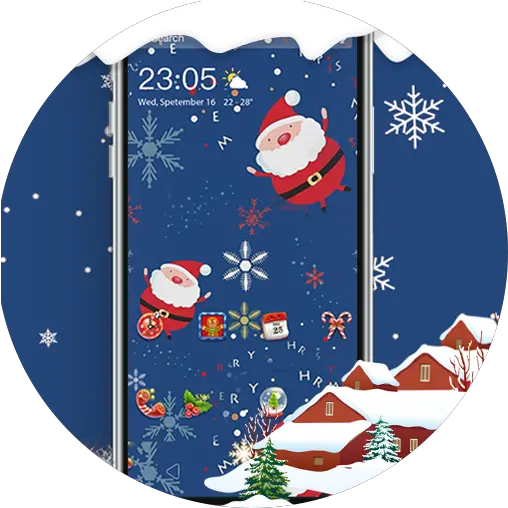 App Insights Cute Santa Claus Theme For Christmas Gif Cute Christmas Wallpaper Iphone Png Snow Gif Png