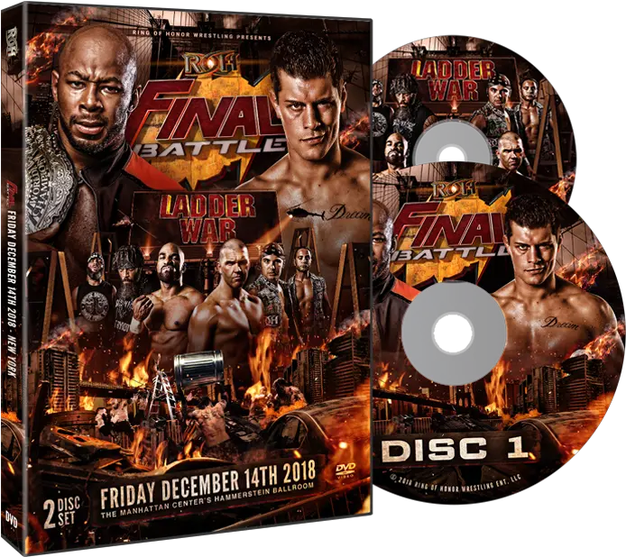 Roh Final Battle 2018 Event Dvd Set Png Kenny Omega Png