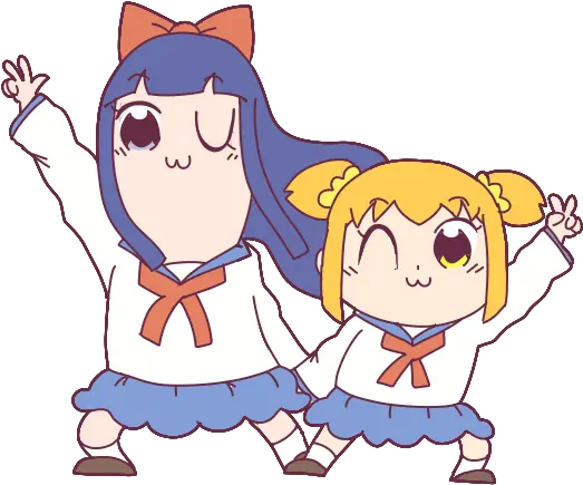 Pop Team Epic Floralli Fictional Character Png Pop Team Epic Transparent