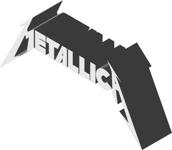 Metalica Horizontal Png Metallica Logo Font