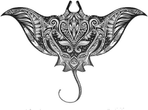 Moana Mantaray Tattoo Mandalaart Mandala Stingray Cute Maori Stingray Tattoo Png Tattoo Pngs