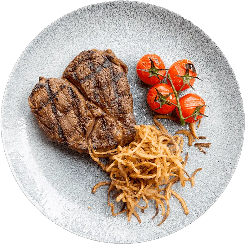 Steak Plate Png Picture Plate Food Top View Png Steak Png